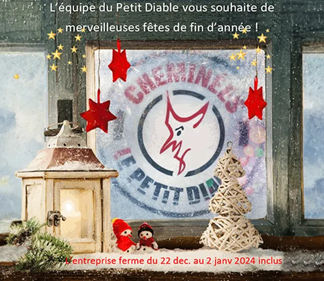 Cheminees Le Petit Diable Cheminee A Quimper Fermeture Conges De Fetes De Fin Dannee