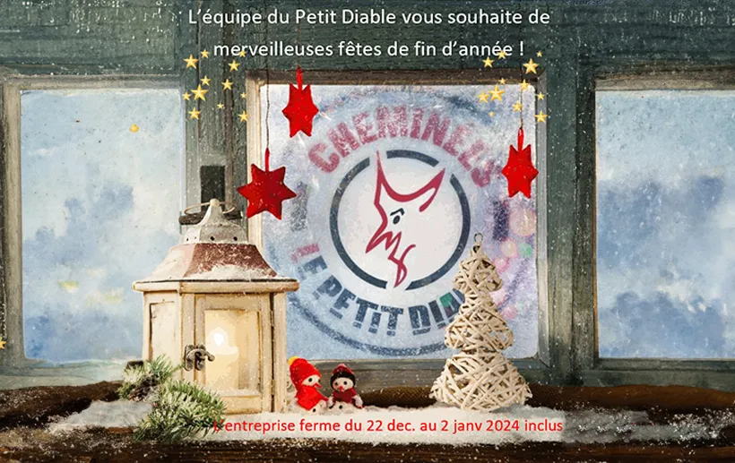 Cheminees Le Petit Diable Cheminee A Quimper Fermeture Conges De Fetes De Fin Dannee1