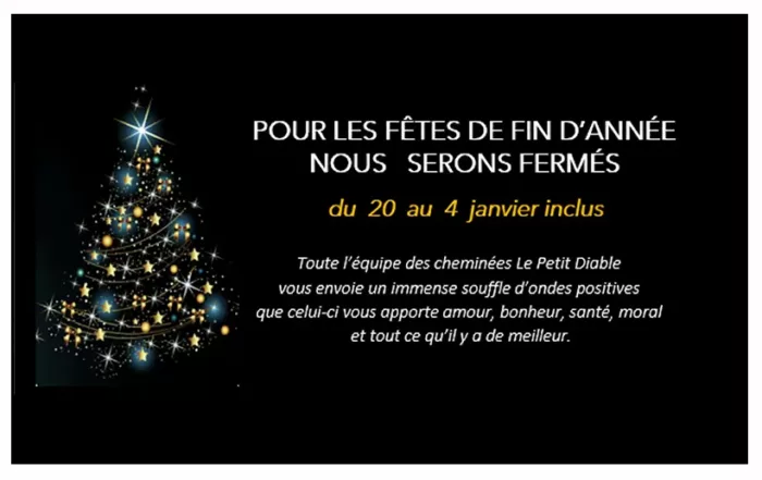 Cheminees Le Petit Diable Cheminee A Quimper Fermeture Fetes De Fin Dannee