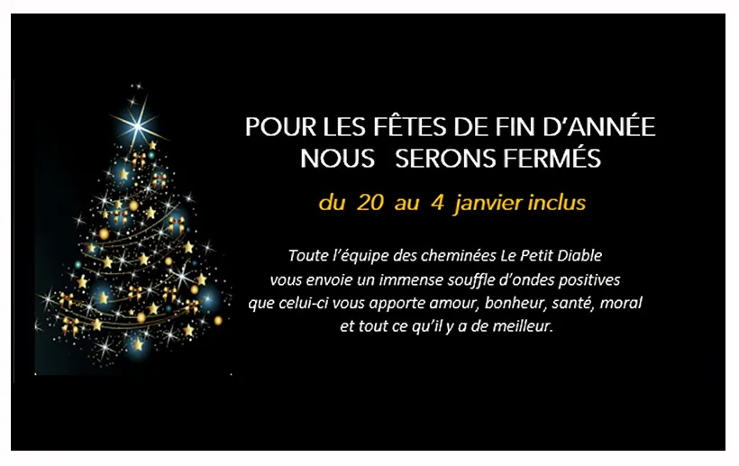 Cheminees Le Petit Diable Cheminee A Quimper Fermeture Fetes De Fin Dannee