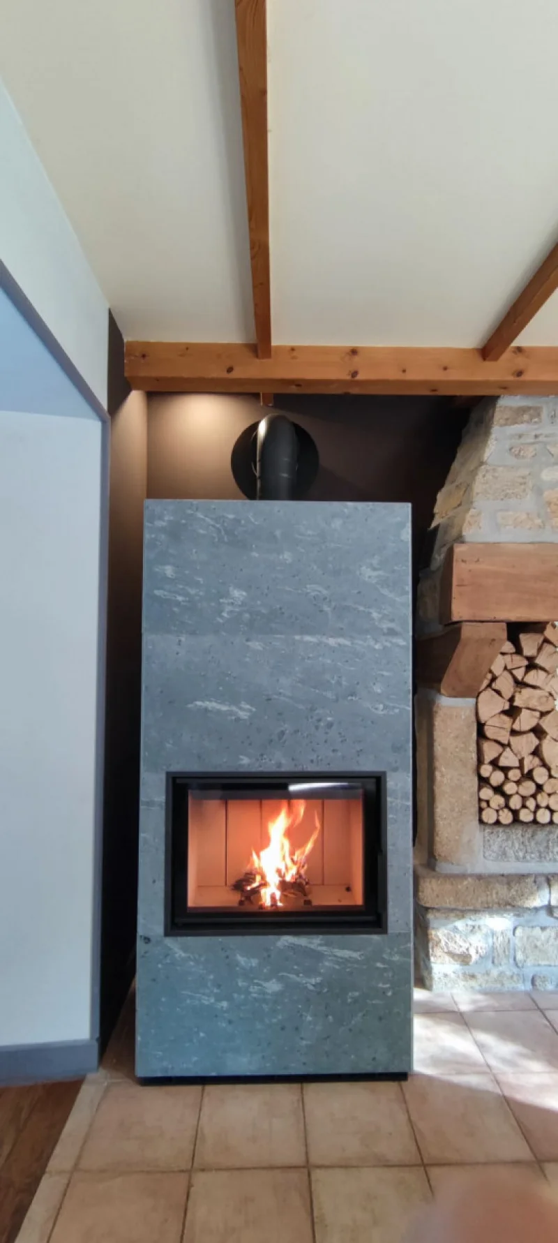 Poêle à bois à Briec