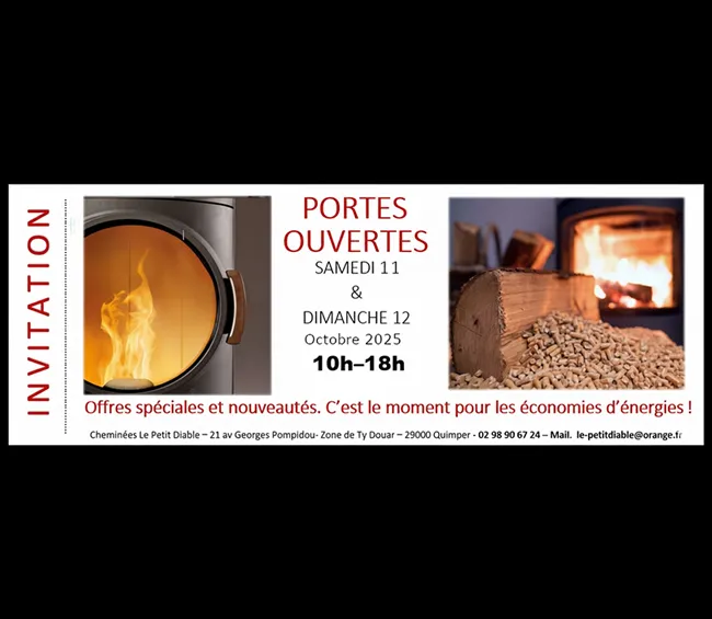 Cheminees Le Petit Diable Cheminee A Quimper Portes Ouvertes 1 2