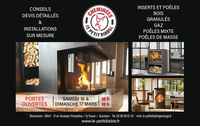 Cheminees Le Petit Diable Cheminee A Quimper Portes Ouvertes