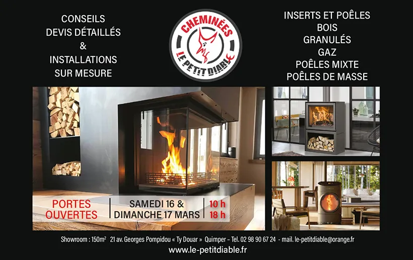 Cheminees Le Petit Diable Cheminee A Quimper Portes Ouvertes