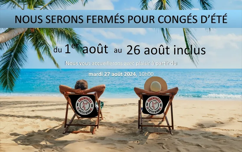 Cheminees Le Petit Diable Cheminee A Quimper Fermeture Conges Dete